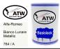 Preview: Alfa-Romeo, Bianco Lunare Metallic, 764 / A: 500ml Lackdose, von ATW Autoteile West.